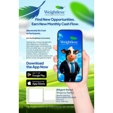 Poster - Download the Weightless Financial App (32"x48")
